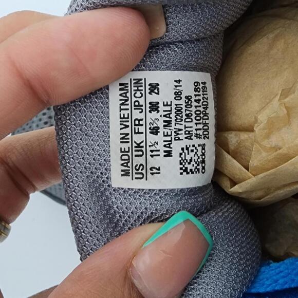 942 Adidas Breeze 101 Men's Running Shoes Gray Size 12 - Picture 8 of 10